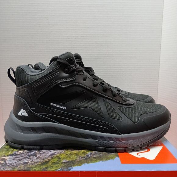 Men’s size 10 Ozark Trail Tech Hiker Waterproof Boots Black - Picture 1 of 9
